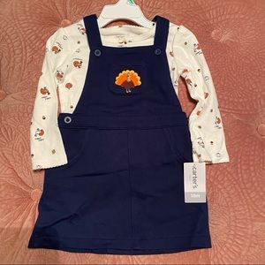 Carter’s thanksgiving matching set size 18 NWT